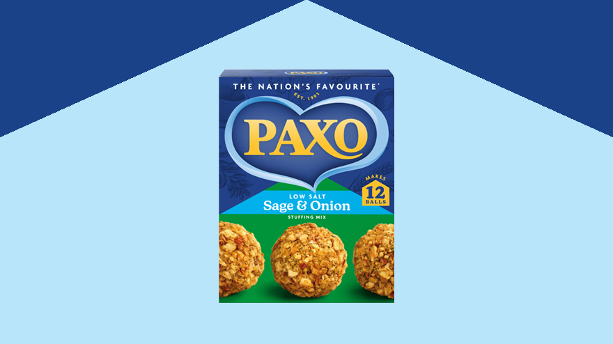 Paxo sage and onion low salt stuffing