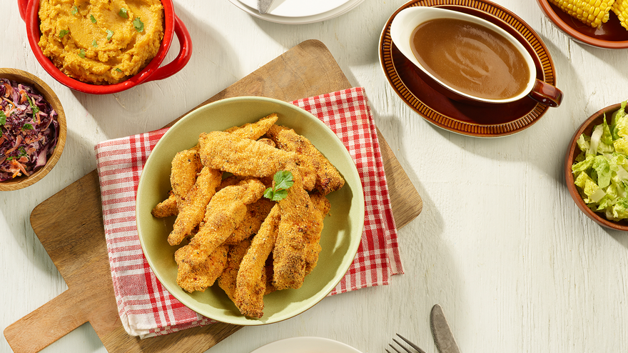 chicken tenders and gravy